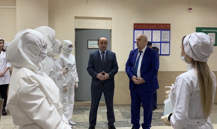 Учение  при возникновении случаев коронавирусной инфекции.