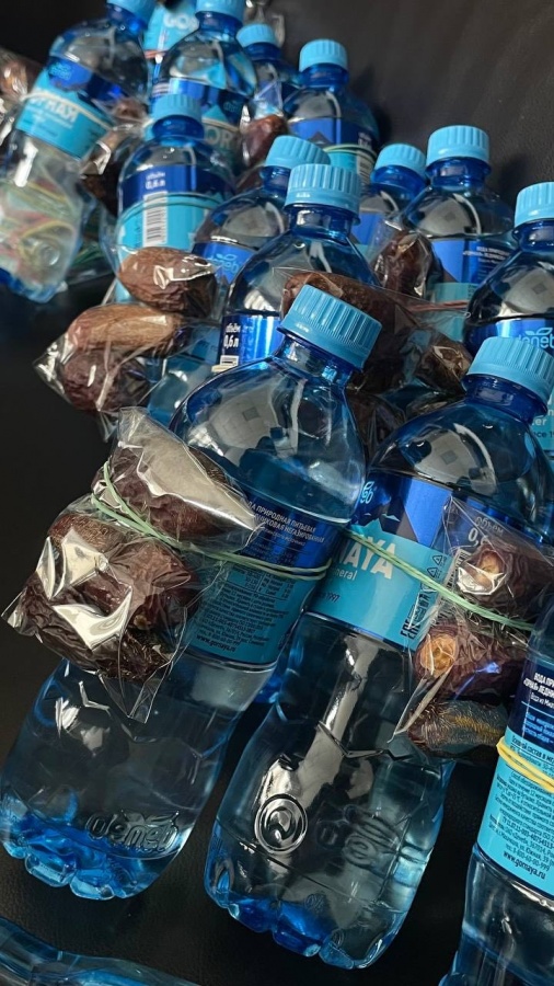 Акция по раздаче воды и фиников в Священный месяц Рамадан