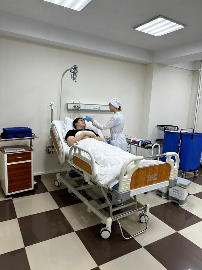 В Медицинском колледже ФГБОУ ВО ДГМУ Минздрава России состоялся внутренний отборочный тур конкурса профессионального мастерства «Профессионалы» по компетенции «Медицинский и социальный уход» В