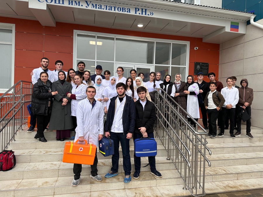 Представители Медколледжа ДГМУ посетили с. Аданак Карабудахкентского района РД