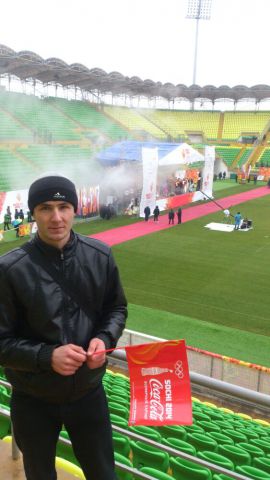 Церемония зажжения олимпийского огня на стадионе Анжи Арена...186