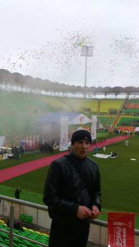 Церемония зажжения олимпийского огня на стадионе Анжи Арена...185