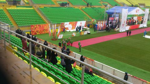 Церемония зажжения олимпийского огня на стадионе Анжи Арена...181