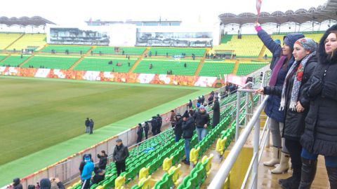 Церемония зажжения олимпийского огня на стадионе Анжи Арена...188