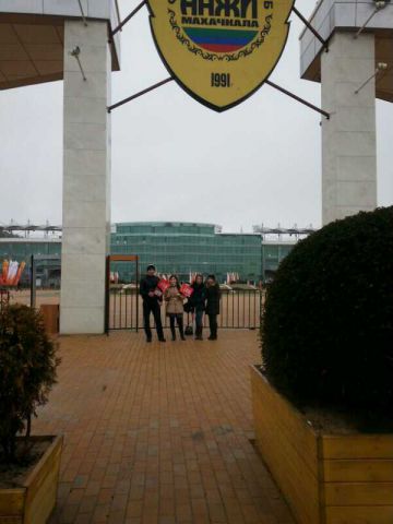 Церемония зажжения олимпийского огня на стадионе Анжи Арена...147