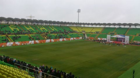 Церемония зажжения олимпийского огня на стадионе Анжи Арена...170