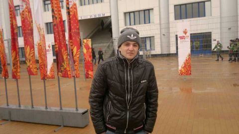 Церемония зажжения олимпийского огня на стадионе Анжи Арена...146